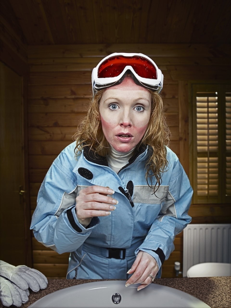 Sunburn Ski Mum Winter Sun Protection