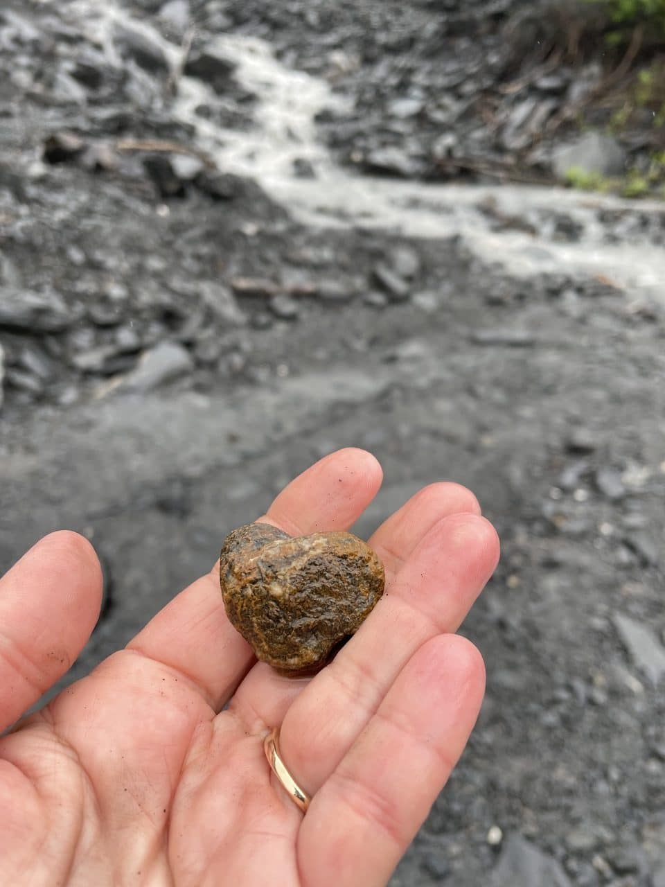 Alaska heart rock