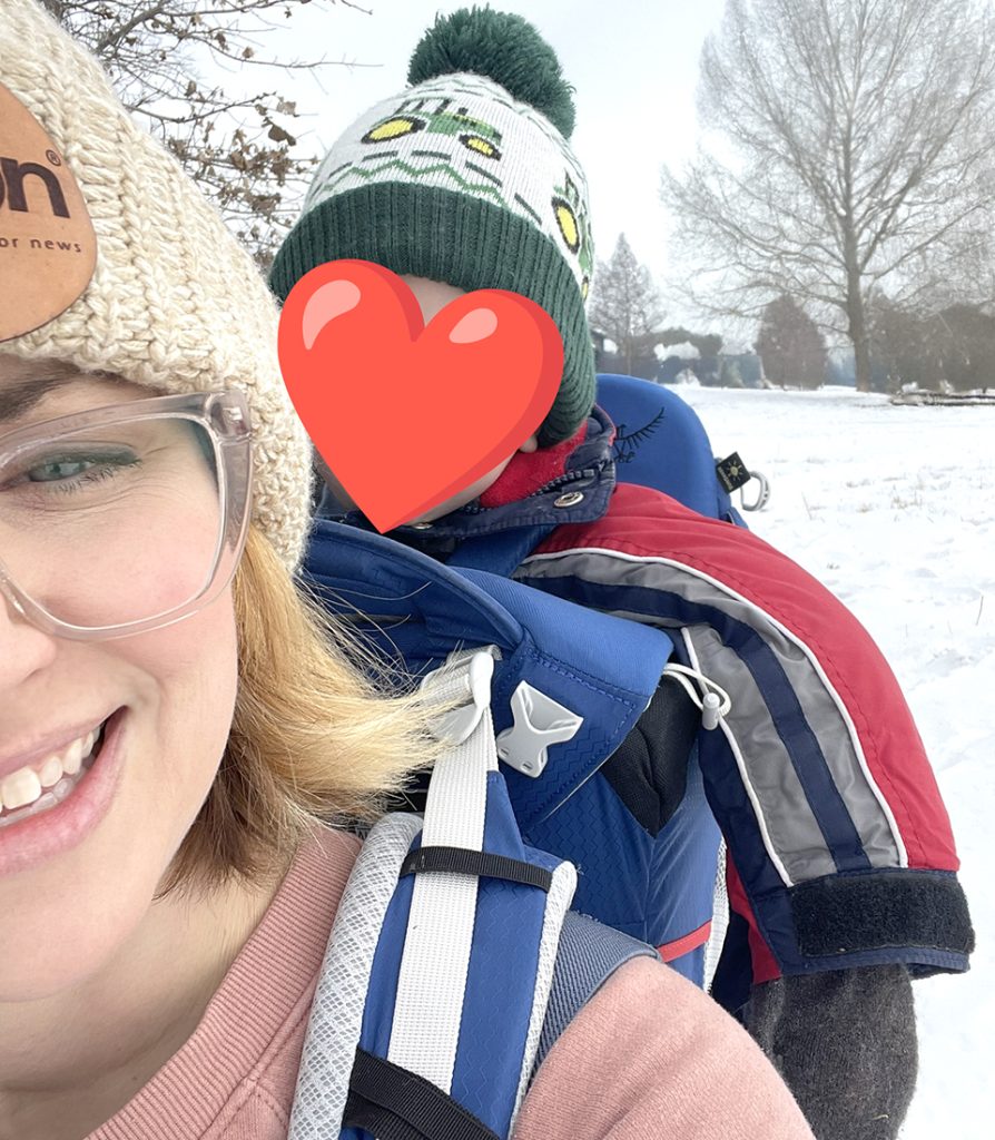 Happy in the osprey poco plus