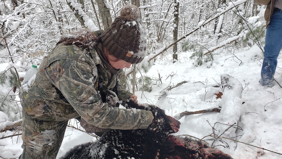 First Bear Harvest Unbelievable! (Ruth Atherton Photo)