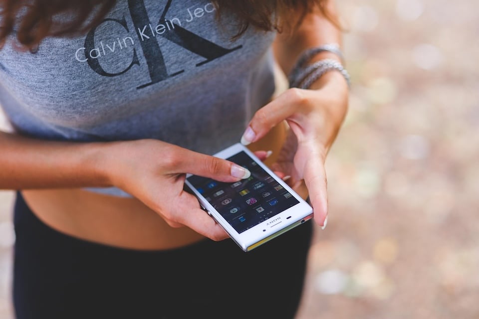 using phone