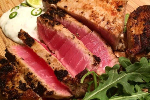 Cilantro Lime Seared Ahi Tuna