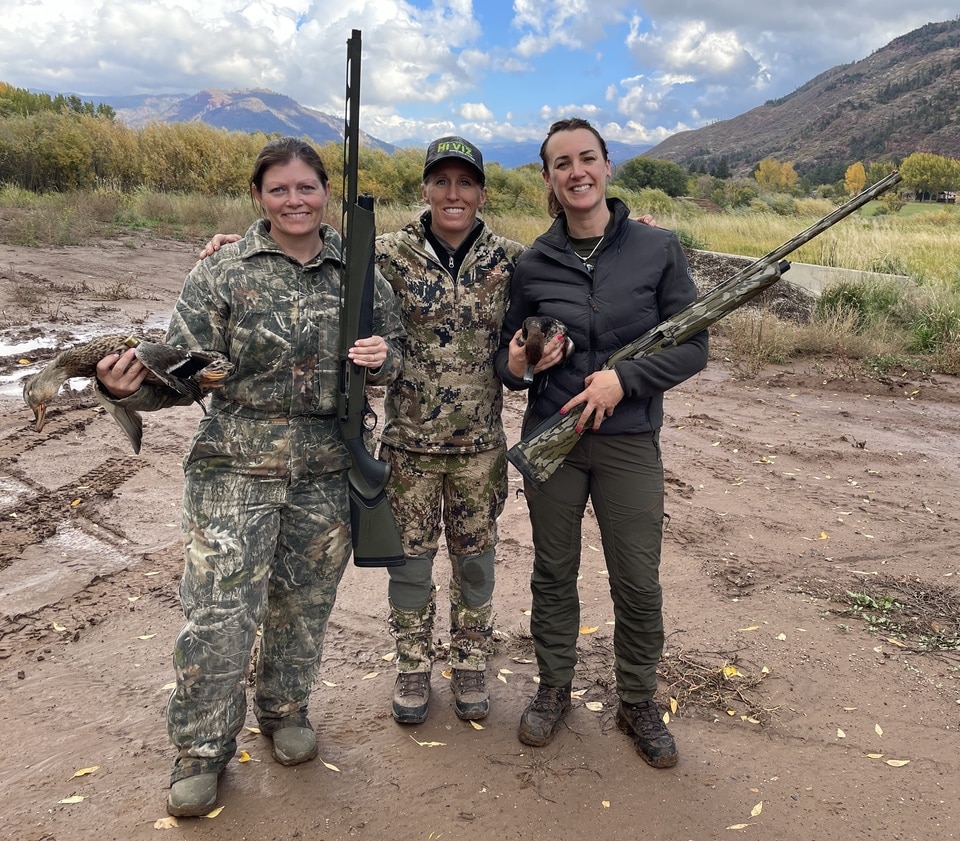 Colorado duck hunt 3 women