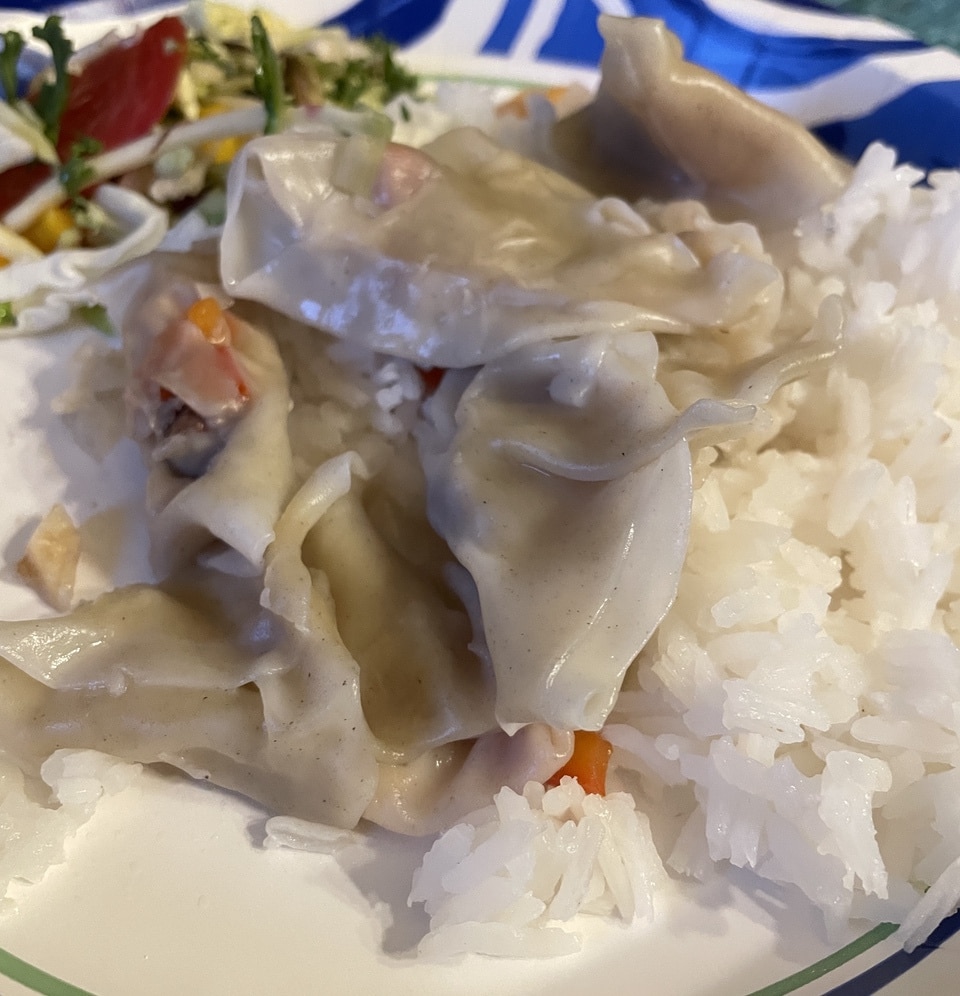 Colorado duck wontons