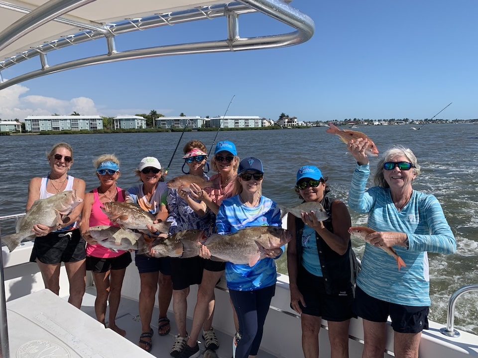 Ladies with fish Naples Ladies Let&rsquo;s Go Fishing