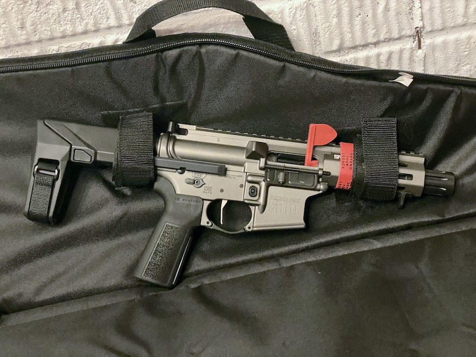 SAINT Victor 9mm PDW in case