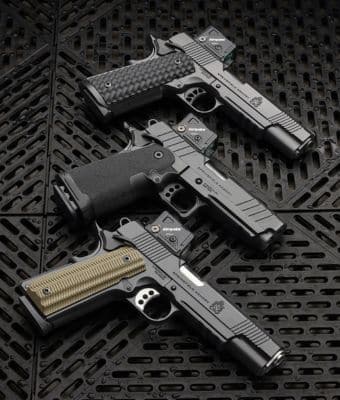 Aimpoint COA-Equipped 1911 and 1911 DS Prodigy Pistols feature