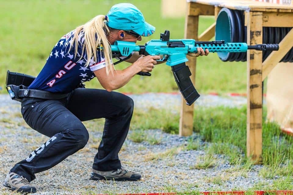 Lanny Barnes Competing Rifle