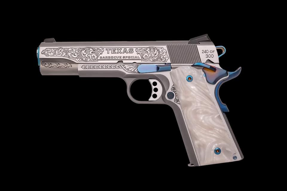 Custom Springfield 1911 Texas Barbecue Special 45 ACP