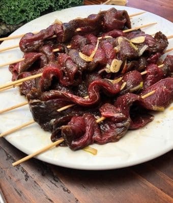 Elk Satay Scewers feature