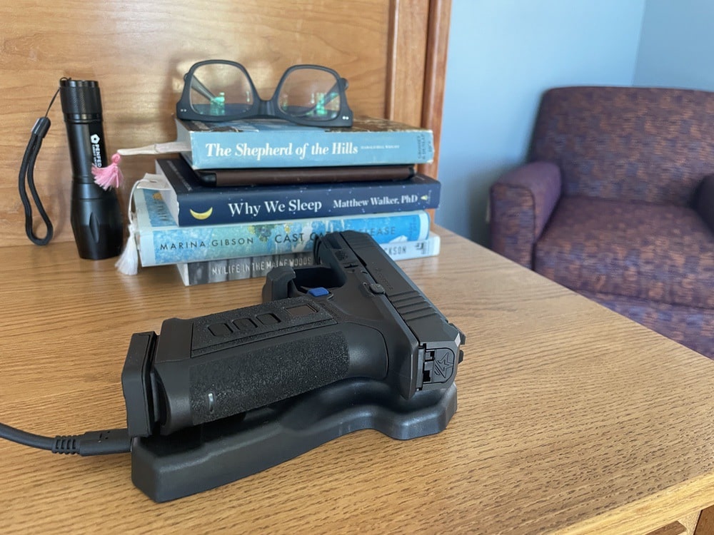 LNK9 on nightstand