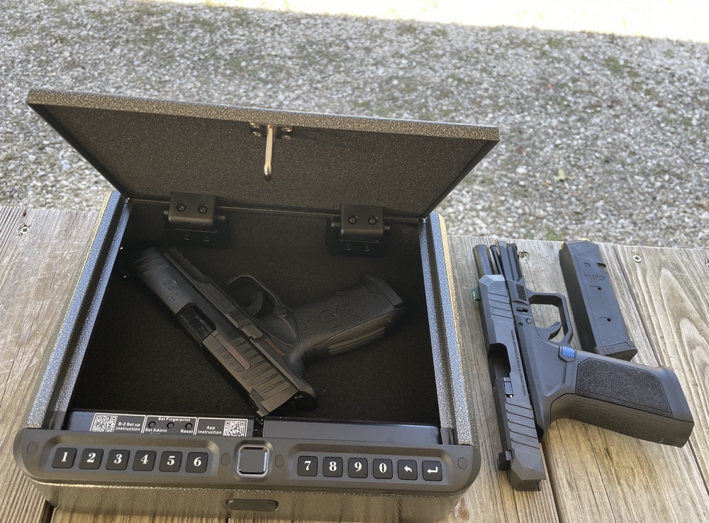 LNK9 vs gun in safe