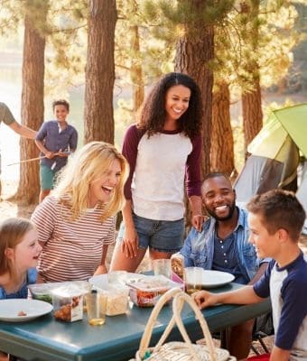best places to camp near water feature
