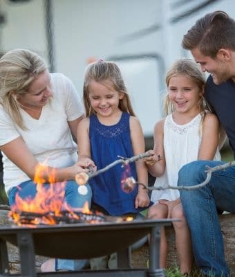 camping with kids feature