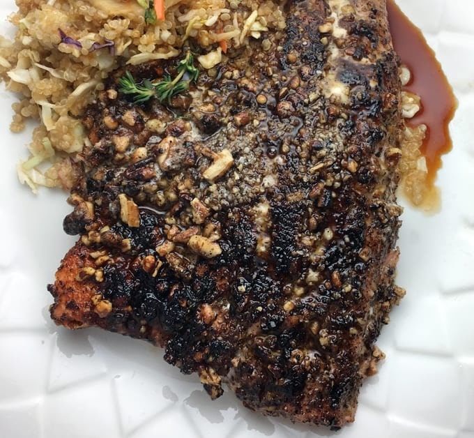 pecan crusted salmon