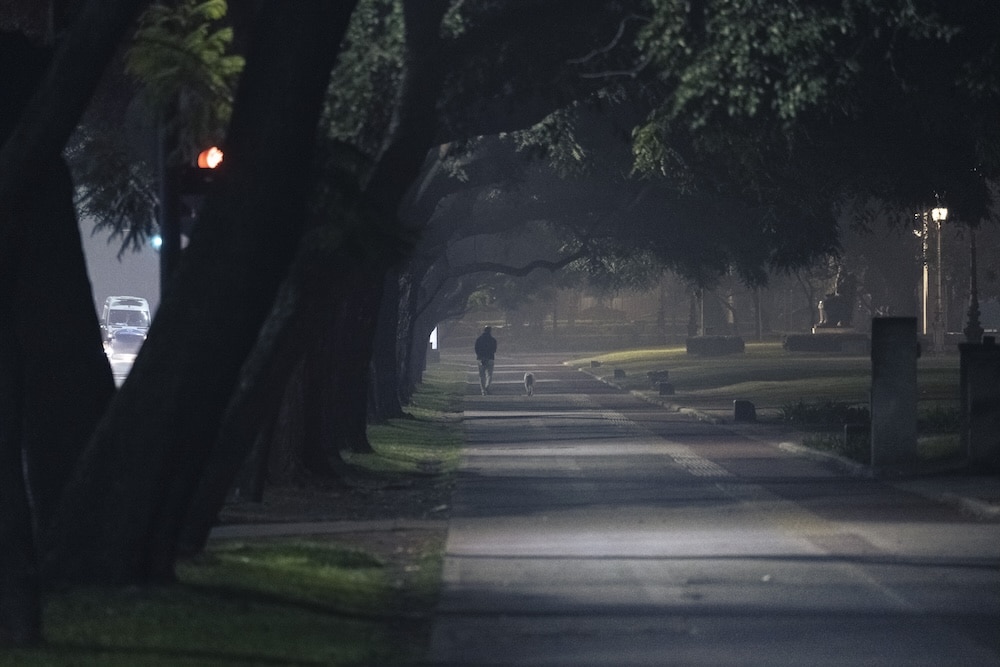 person walking at night Personal Defense