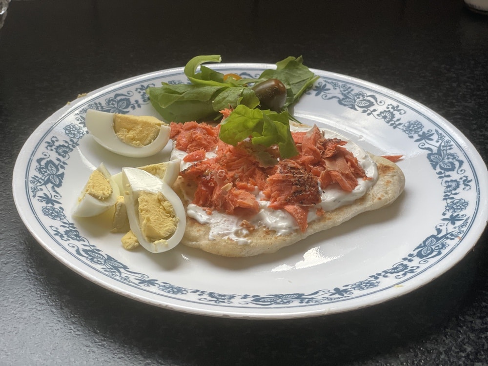 smoked sockeye flatbread 1