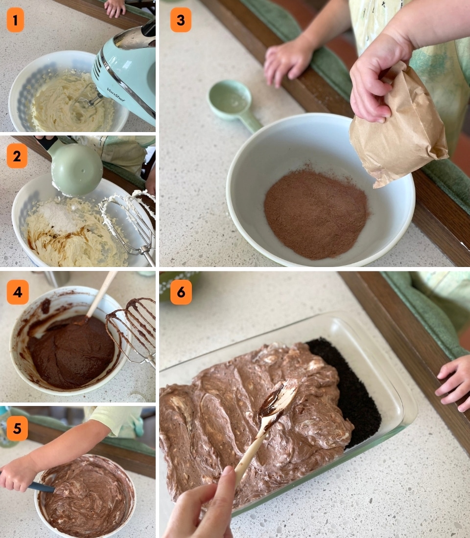 Cemetery dirt cake filling