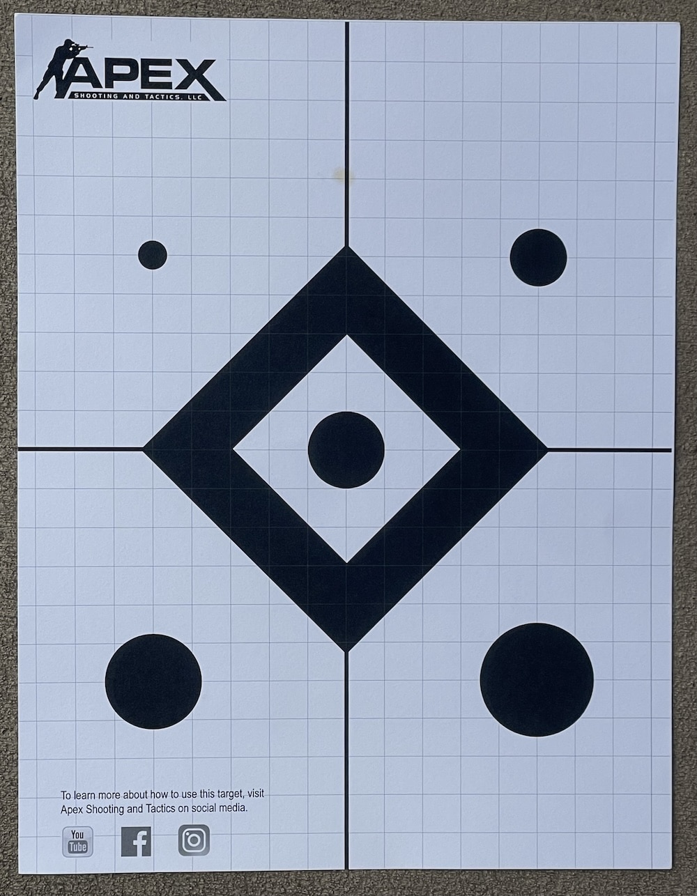 back of Andrews target