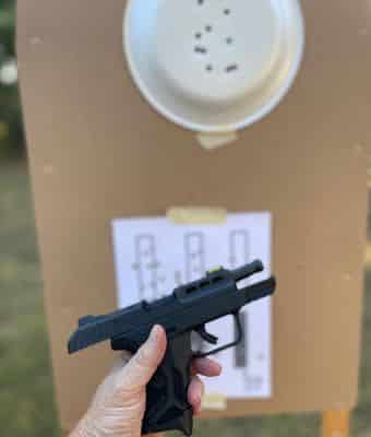 Feature Ruger Security 380 with targets